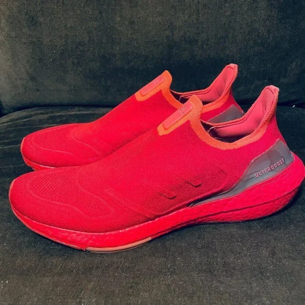 NEW Adidas Ultraboost 22 Vivid Red Turbo Mens 11 US 10.5 UK 45 1/3 EUR Uncaged